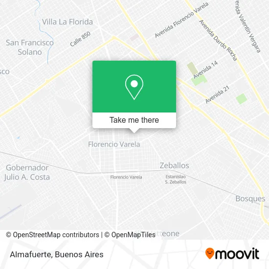 Mapa de Almafuerte