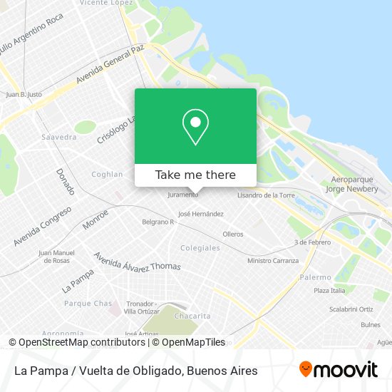 La Pampa / Vuelta de Obligado map