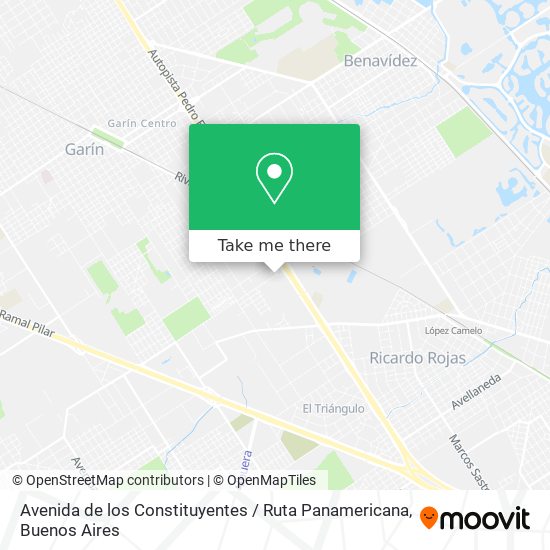 Avenida de los Constituyentes / Ruta Panamericana map