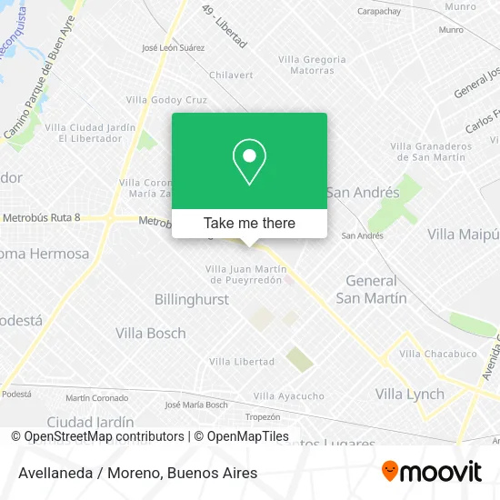 Avellaneda / Moreno map