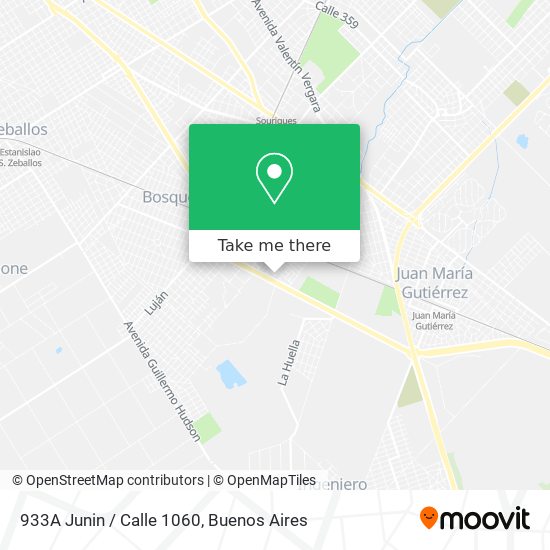 933A Junin / Calle 1060 map