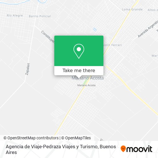 Mapa de Agencia de Viaje-Pedraza Viajes y Turismo