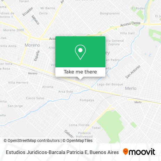 Estudios Juridicos-Barcala Patricia E map