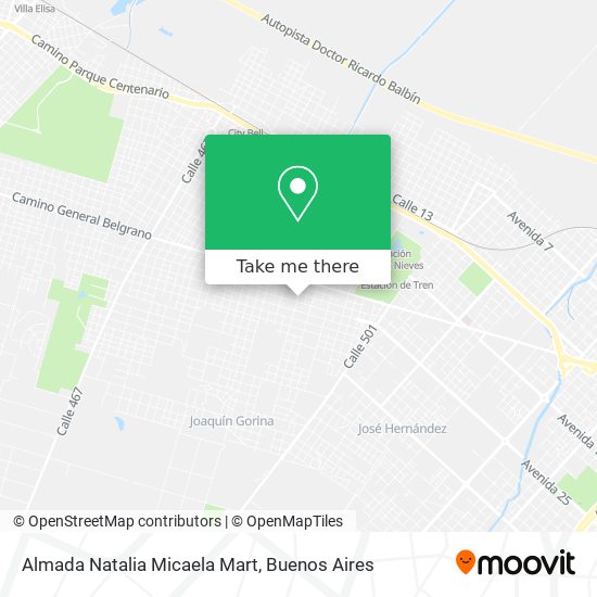 Almada Natalia Micaela Mart map