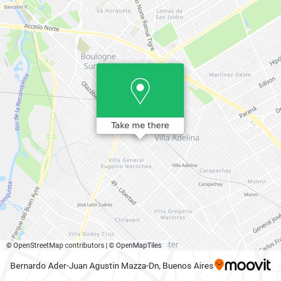 Bernardo Ader-Juan Agustin Mazza-Dn map