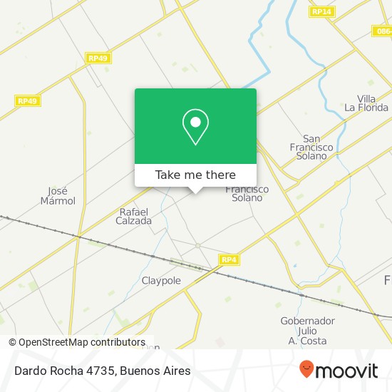 Dardo Rocha 4735 map