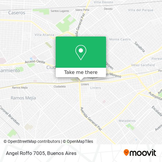 Mapa de Angel Roffo 7005