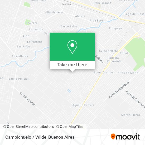Campichuelo / Wilde map