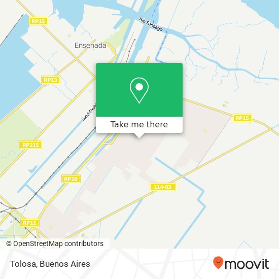 Tolosa map