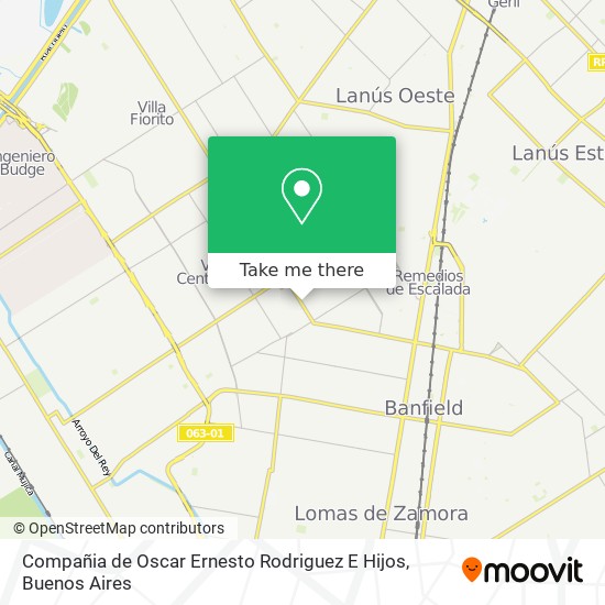 Compañia de Oscar Ernesto Rodriguez E Hijos map