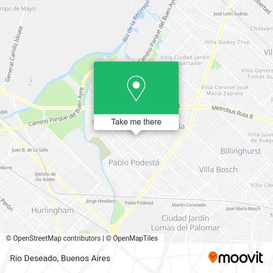 Mapa de Rio Deseado