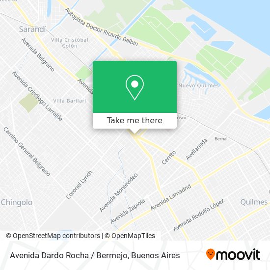 Avenida Dardo Rocha / Bermejo map
