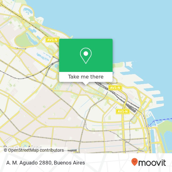 A. M. Aguado 2880 map