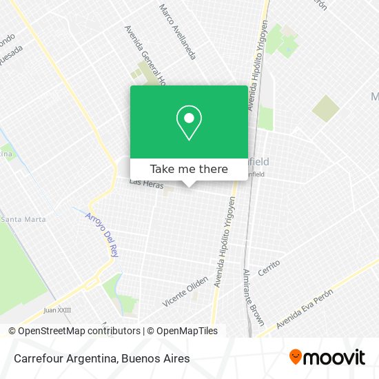 Carrefour Argentina map