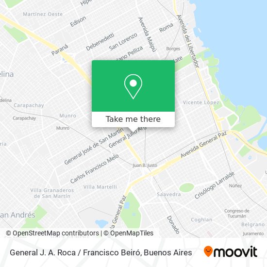 Mapa de General J. A. Roca / Francisco Beiró