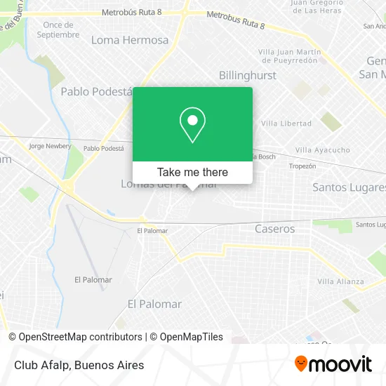 Mapa de Club Afalp
