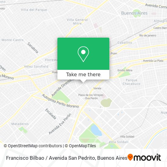 Francisco Bilbao / Avenida San Pedrito map
