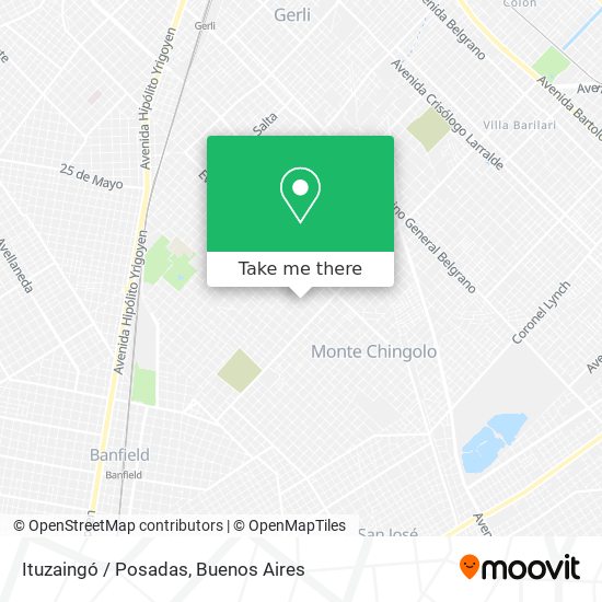 Ituzaingó / Posadas map