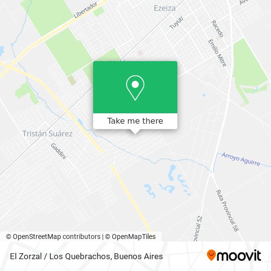 El Zorzal / Los Quebrachos map