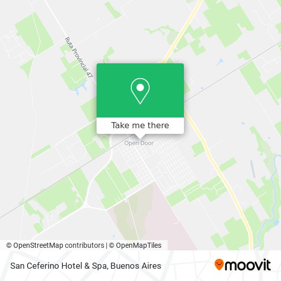 San Ceferino Hotel & Spa map