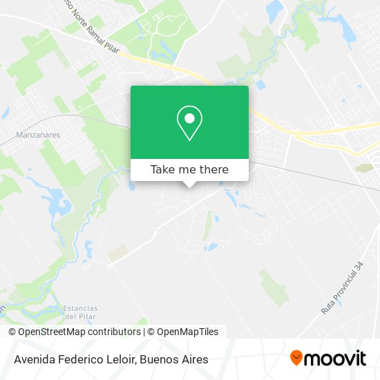 Mapa de Avenida Federico Leloir