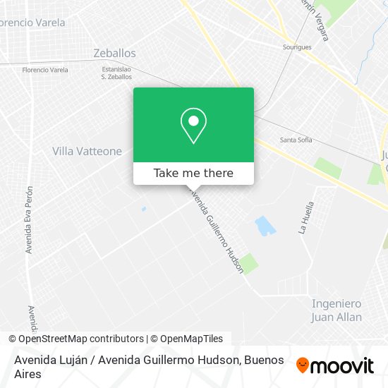 Avenida Luján / Avenida Guillermo Hudson map
