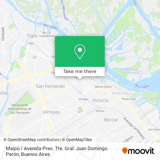 Maipú / Avenida Pres. Tte. Gral. Juan Domingo Perón map