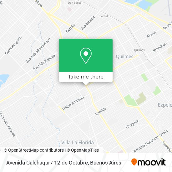 Avenida Calchaquí / 12 de Octubre map