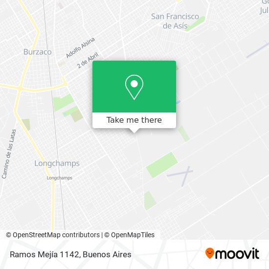 Ramos Mejía 1142 map