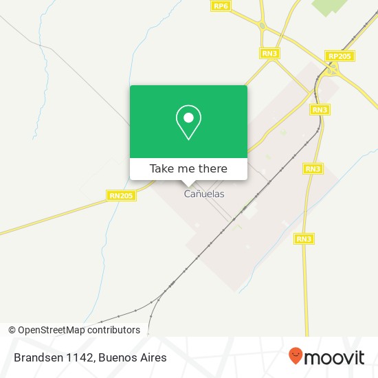 Brandsen 1142 map