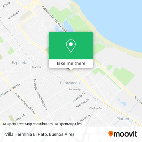 Villa Herminia El Pato map