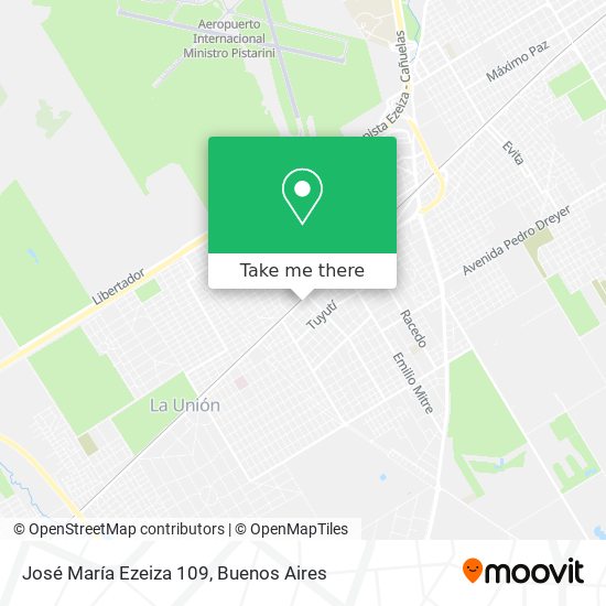 José María Ezeiza 109 map