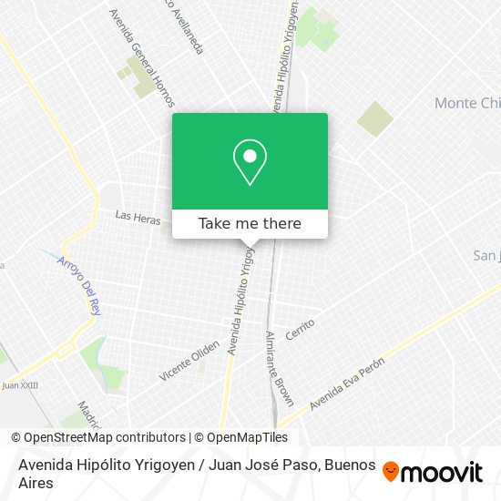 Avenida Hipólito Yrigoyen / Juan José Paso map