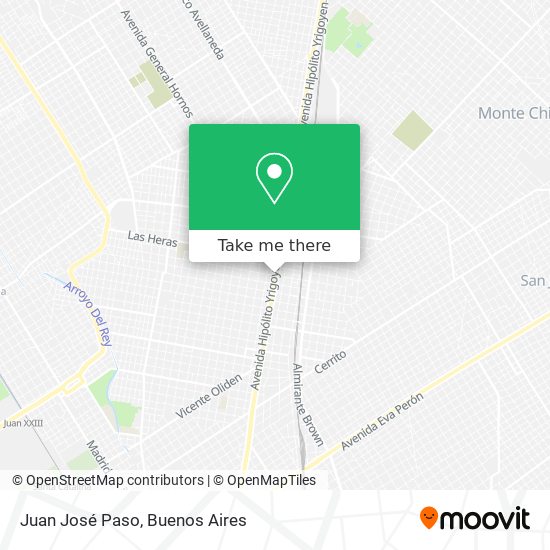 Juan José Paso map