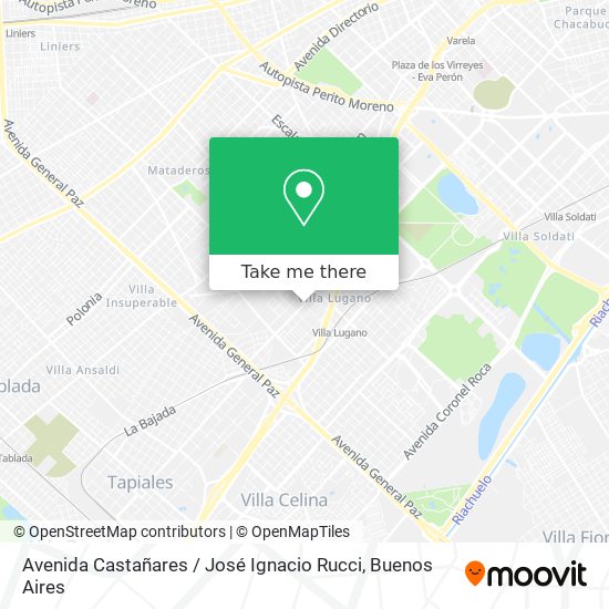 Avenida Castañares / José Ignacio Rucci map