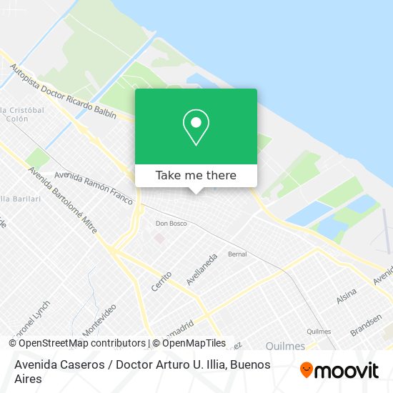 Avenida Caseros / Doctor Arturo U. Illia map