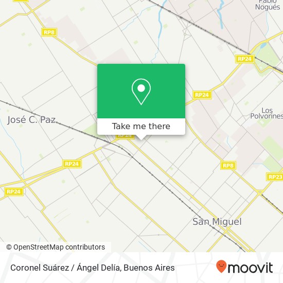 Coronel Suárez / Ángel Delía map