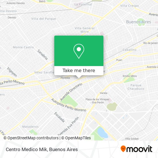 Mapa de Centro Medico Mik