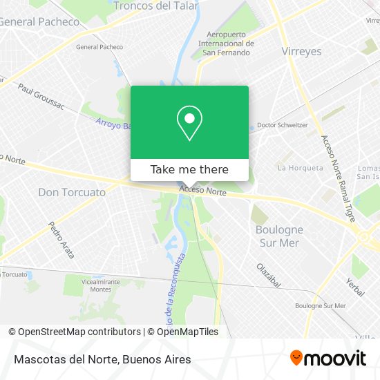 Mapa de Mascotas del Norte