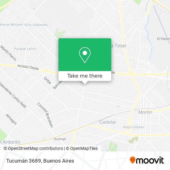 Mapa de Tucumán 3689
