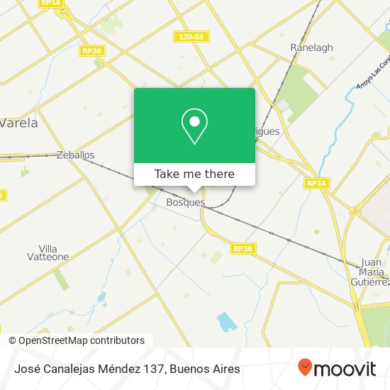José Canalejas Méndez 137 map