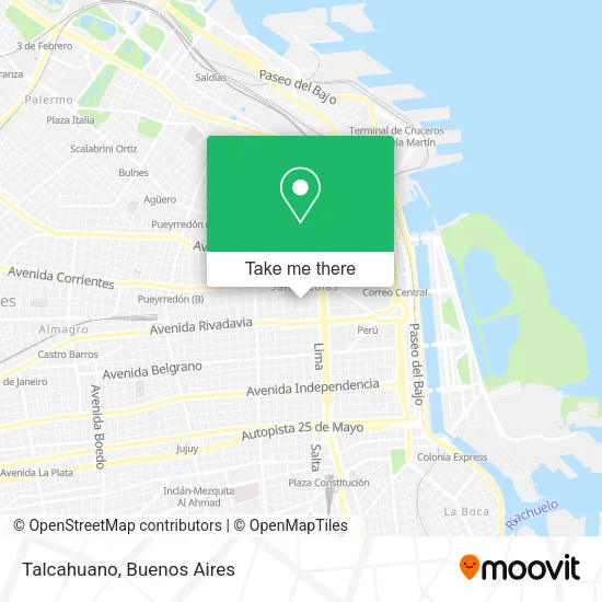 Talcahuano map