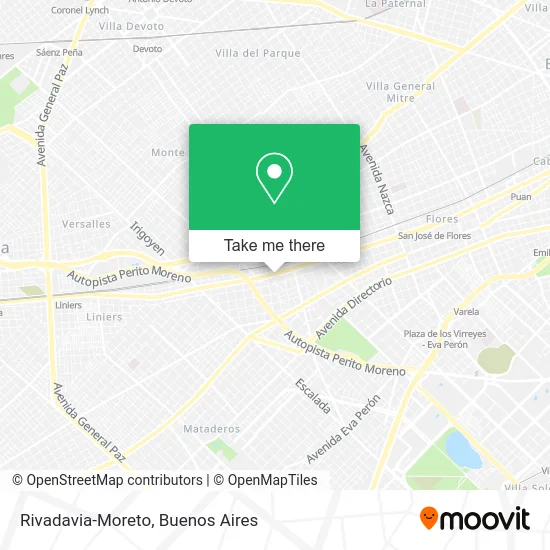 Rivadavia-Moreto map