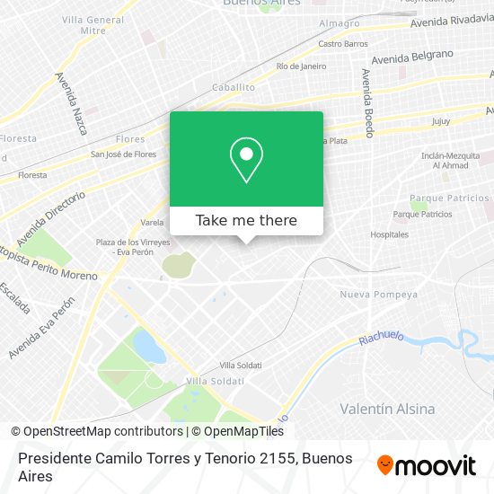 Mapa de Presidente Camilo Torres y Tenorio 2155