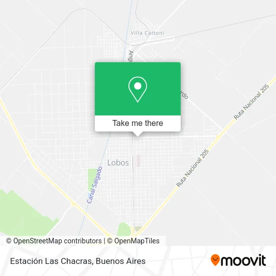 Mapa de Estación Las Chacras