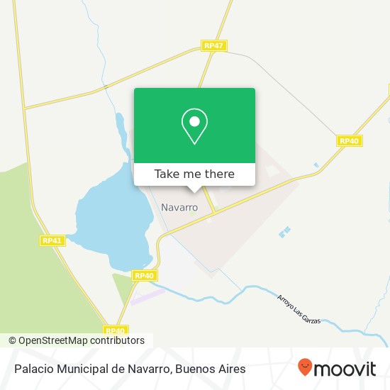 Mapa de Palacio Municipal de Navarro