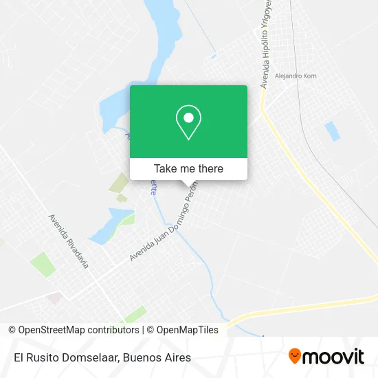 Mapa de El Rusito Domselaar
