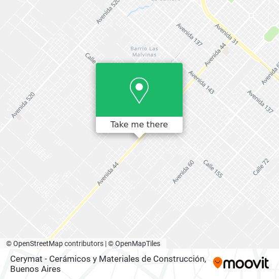 Cerymat - Cerámicos y Materiales de Construcción map