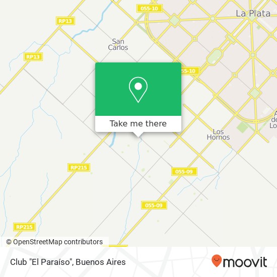 Club "El Paraíso" map