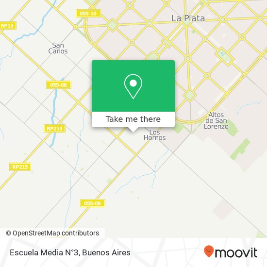 Escuela Media N°3 map